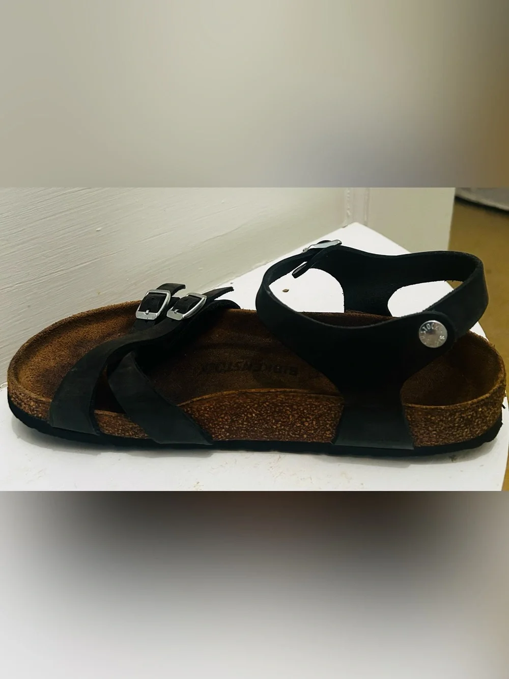 Birkenstock Kumba Black Oiled Sandals EU 41 Unisex Women 10-10.5 Men 8-8.5
